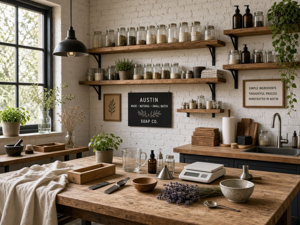 About the Soap-making craft workshop studio at Bright Horizon Soap Atelier