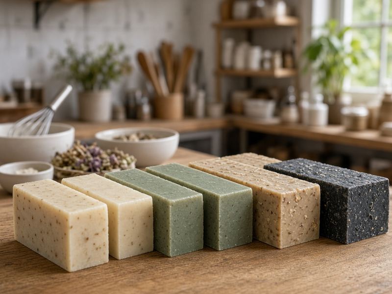 Retail bars at Bright Horizon Soap Atelier